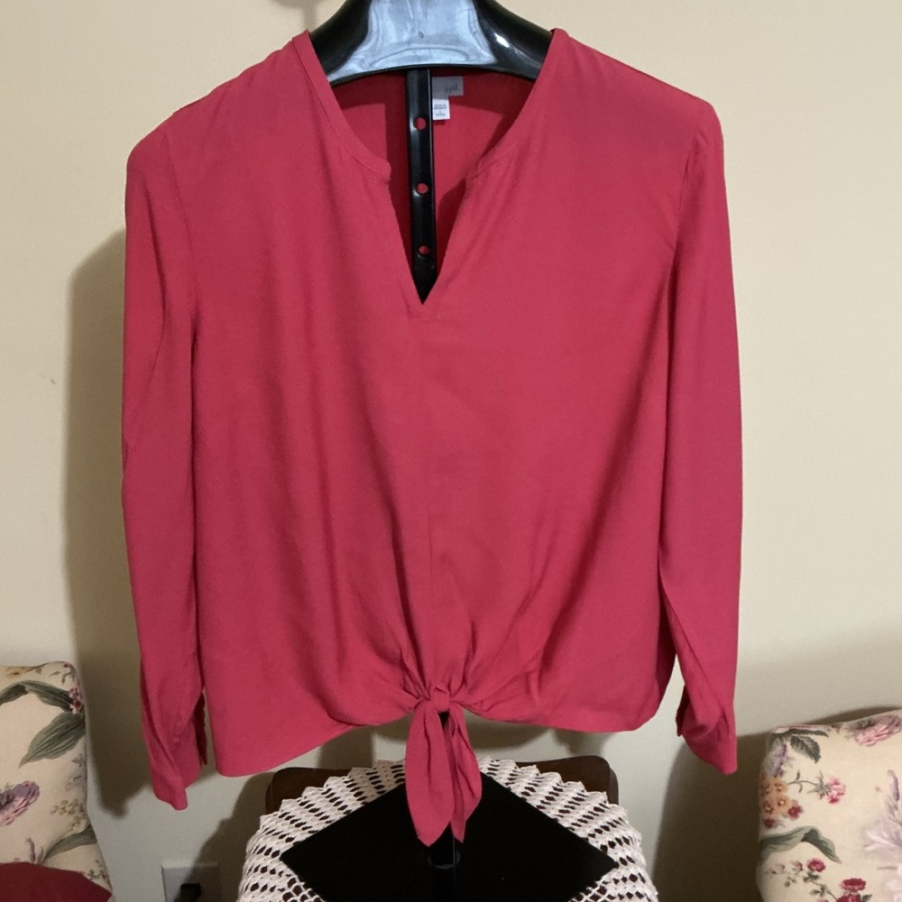 J. Jill  Tie-Front Blouse